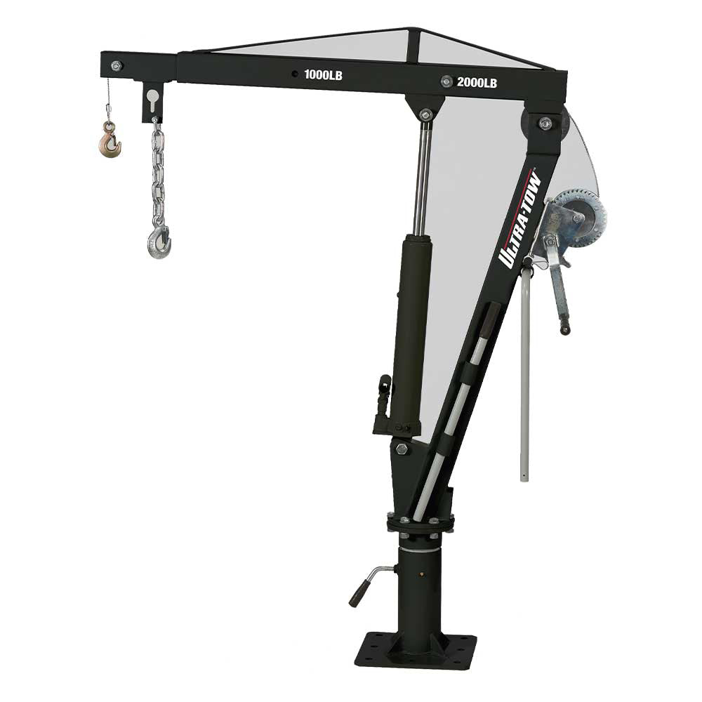 52534.ULT) Ultra-Tow Hydraulic Pickup Truck Crane With Hand Winch