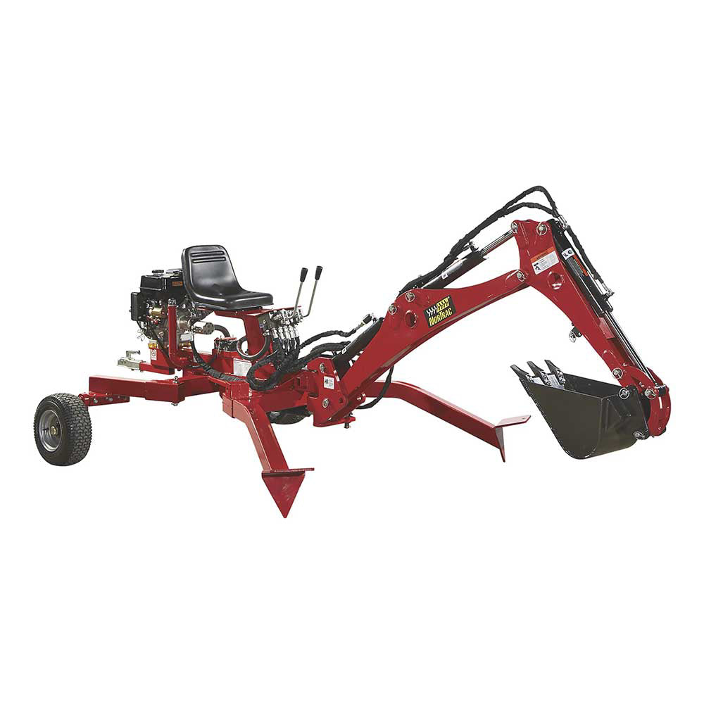 NorTrac Towable Trencher | 3-Tooth Digging Bucket | Ducar Engine