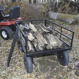 Strongway Steel Cart | 1,500-Lb. Capacity | 52-In. X 34.7-In. X 30.5-In. | 16-In. Pneumatic Tire (107090)