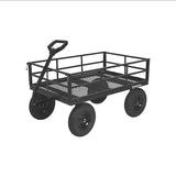 Strongway Steel Cart | 1,500-Lb. Capacity | 52-In. X 34.7-In. X 30.5-In. | 16-In. Pneumatic Tire (107090)