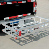 (28679.ULT) Ultra-Tow Aluminum Hitch Cargo Carrier | 500-Lb. Cap | Silver | 49-In. X 22.5-In. x 8-In.H
