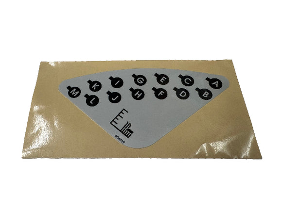 (604819) DECAL, DECK HEIGHT