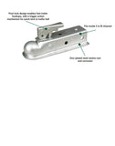 (605663.ULT) Ultra-Tow Posi-Lock Trailer Coupler | Fits 2-In. Ball | 2-In. Channel | 3500-Lb. GVW