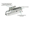 (605665.ULT) Ultra-Tow Posi-Lock Trailer Coupler | Fits 2-In. Ball | 3-In. Channel | 3500-Lb. GVW