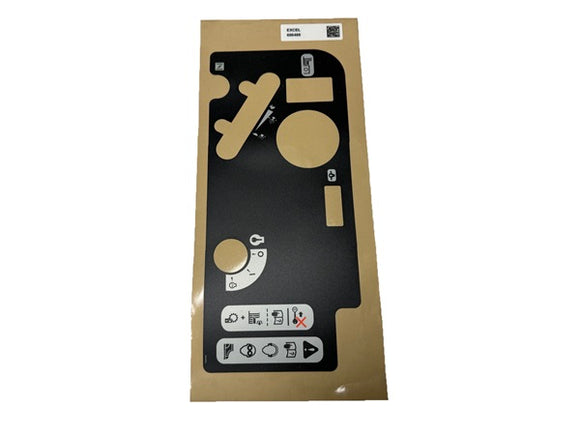 (606466) DECAL, INSTR PANEL, X1 KAWI
