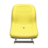 Uni Pro | Bucket Seat with Hinge | John Deere Gator/Mower | Yellow Vinyl (6799.KMM)