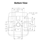 Uni Pro | Bucket Seat with Hinge | John Deere Gator/Mower | Yellow Vinyl (6799.KMM)