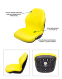 Uni Pro | KM 129 Bucket Seat with Hinge | John Deere | Yellow Vinyl (6801.KMM)