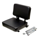 Uni Pro | KM Universal Forklift Seat | Black Vinyl (6844.KMM)