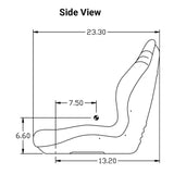 Uni Pro | KM 129 Bucket Seat | Gray Vinyl (7102.KMM)