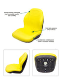 Uni Pro | KM 129 Bucket Seat | Yellow Vinyl (7103.KMM)
