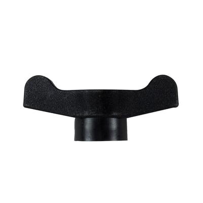 (720-04122) KNOB:WING:5/16-18:BLK
