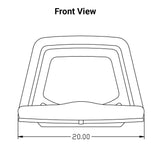 Uni Pro | KM 150 Bucket Seat | Black Vinyl (7482.KMM)