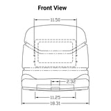 Uni Pro | KM 170 Bucket Seat | Black Vinyl (7488.KMM)