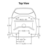 Uni Pro | KM 170 Bucket Seat | Black Vinyl (7488.KMM)