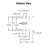 Uni Pro | KM 85 Bucket Seat | Kubota Compact Tractor | Black Vinyl (7506.KMM)