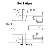 Uni Pro | KM 195 Bucket Seat | Black Vinyl (7555.KMM)