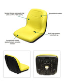 Uni Pro | KM 125 Bucket Seat | Yellow Vinyl (7927.KMM)