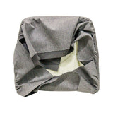 Uni Pro | Backrest Cushion without Frame | Case IH Maxxum-Magnum-Steiger | Gray Fabric (7998.KMM)