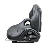 Uni Pro | KM 52 Forklift Seat | Komatsu, Mitsubishi, Nissan, Toyota | Black Vinyl (8001.KMM)