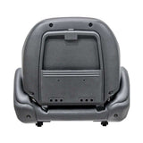 Uni Pro | KM 52 Forklift Seat | Komatsu, Mitsubishi, Nissan, Toyota | Black Vinyl (8001.KMM)