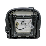 Uni Pro | KM 52 Forklift Seat | Komatsu, Mitsubishi, Nissan, Toyota | Black Vinyl (8001.KMM)