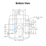 Uni Pro | KM 123 Bucket Seat | Black Vinyl (8017.KMM)