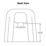 Uni Pro | KM 124 Bucket Seat | John Deere 5105 or 5205 | Yellow Vinyl (8019.KMM)