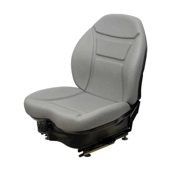 Uni Pro | KM 336 Seat with Mechanical Suspension | Gray Vinyl (8029.KMM)