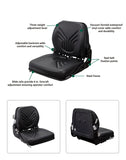 Uni Pro | KM 112 Seat with Semi-Suspension | Black Vinyl (8074.KMM)