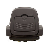 Uni Pro | KM Universal Forklift Seat with Mechanical Suspension | Black Vinyl (8175.KMM)