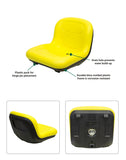Uni Pro | KM 132 Bucket Seat with Hinge | John Deere Mower | Yellow Vinyl (8280.KMM)