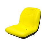 Uni Pro | KM 133 Bucket Seat with Hinge | John Deere Mower or Utility Tractor | Yellow Vinyl (8281.KMM)