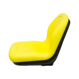 Uni Pro | KM 133 Bucket Seat with Hinge | John Deere Mower or Utility Tractor | Yellow Vinyl (8281.KMM)