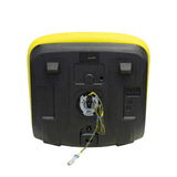 Uni Pro | KM 133 Bucket Seat with Hinge | John Deere Mower or Utility Tractor | Yellow Vinyl (8281.KMM)