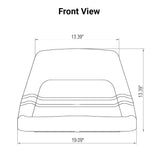 Uni Pro | KM 105 Bucket Seat | John Deere Mower | Black Vinyl (8543.KMM)
