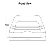 Uni Pro | KM 103 Bucket Seat | Forklift, Skid Steer or Mower | Black Vinyl (8544.KMM)
