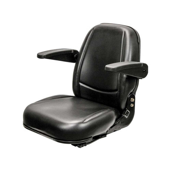 Uni Pro | KM 450 Seat Assembly with Armrests | Black Vinyl (8561.KMM)