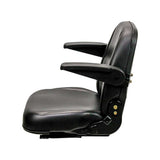 Uni Pro | KM 450 Seat Assembly with Armrests | Black Vinyl (8561.KMM)