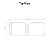 Uni Pro | Bench Seat Kit | Kubota RTV 900-1140 | Gray Vinyl (8621.KMM)