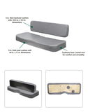 Uni Pro | Bench Seat Kit | Kubota RTV 900-1140 | Gray Vinyl (8621.KMM)
