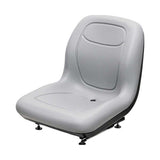Uni Pro | KM 128 Bucket Seat with Slide Rails | Gray Vinyl (8642.KMM)