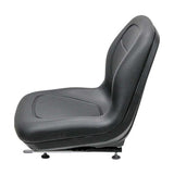 Uni Pro | KM 128 Bucket Seat with Slide Rails | Black Vinyl (8643.KMM)