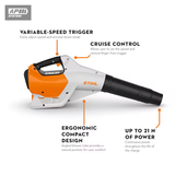 Stihl | BGA 160 Battery-Powered Blower | w/ AP 300 S Battery & AL 301 Charger (BA09 011 5910 US)