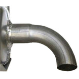 (TE-0344.SIL) Elbow 90 Degree Aluminized Tailpipe