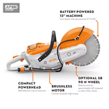 Stihl | TSA 300 Battery Cut-Off Machine | w/o battery & charger (TA02 011 6601 US)