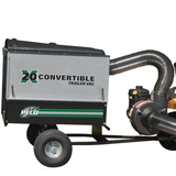 PECO X20 20 Cubic Foot Trailer Lawn Vac w/ EDrive-With Batteries & Charger (5920EB)
