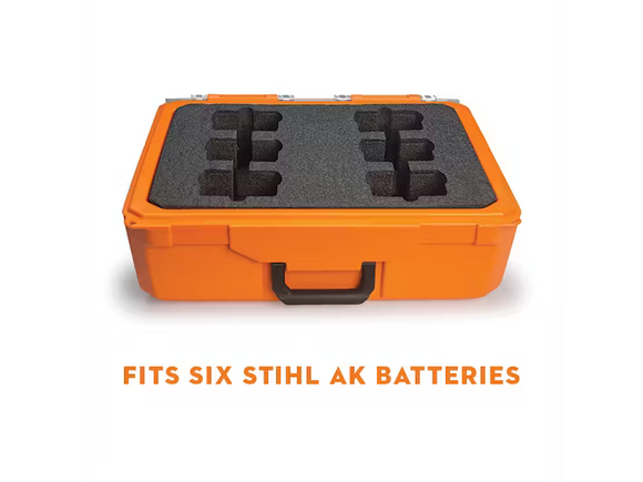 Stihl | Battery Case Inserts | Case with insert holds (6) AK batteries (7010 871 0031)