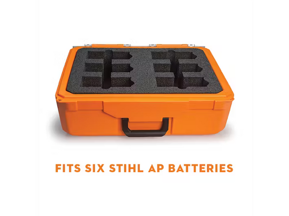 Stihl | Battery Case Inserts | Case with insert holds (6) AP batteries (7010 871 0030)