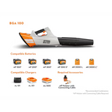 Stihl | BGA 100 Battery-Powered Blower | w/o battery & charger (4866 011 5901 US)